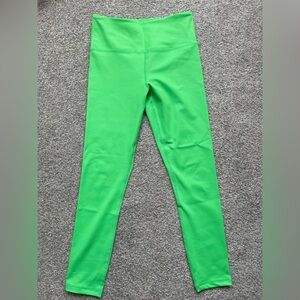 ZYIA lime green Hi-rise full length legging